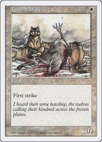 Tundra Wolves - Fifth Edition (5ED) #66 - Common Magic: The Gathering Trading Card