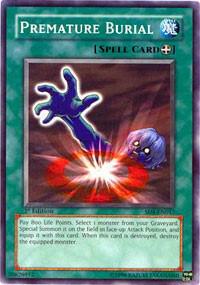 Premature Burial trading card from Structure Deck: Fury from the Deep Premature Burial - Structure Deck: Fury from the Deep YuGiOh trading card