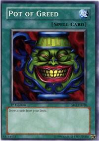 Pot of Greed - Structure Deck: Fury from the Deep (SD4) #SD4-EN018 - Common / Short Print YuGiOh Trading Card