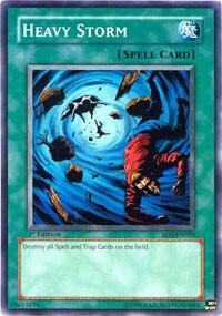 Heavy Storm - Structure Deck: Fury from the Deep (SD4) #SD4-EN019 - Common / Short Print YuGiOh Trading Card