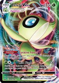 Celebi VMAX - SWSH06: Chilling Reign (SWSH06) #008/198 - Ultra Rare Pokémon Trading Card