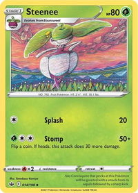 Steenee - SWSH06: Chilling Reign (SWSH06) #014/198 - Uncommon Pokémon Trading Card