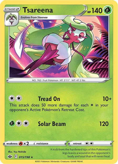Tsareena - SWSH06: Chilling Reign Pokémon trading card