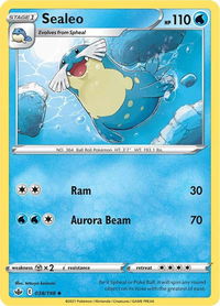 Sealeo - SWSH06: Chilling Reign (SWSH06) #038/198 - Uncommon Pokémon Trading Card