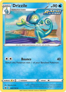 Drizzile - SWSH06: Chilling Reign (SWSH06) #042/198 - Uncommon Pokémon Trading Card