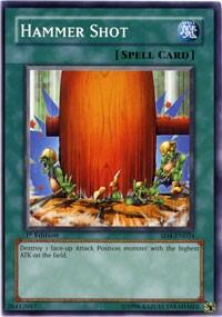 Hammer Shot - Structure Deck: Fury from the Deep (SD4) #SD4-EN024 - Common / Short Print YuGiOh Trading Card