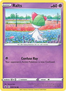 Ralts - SWSH06: Chilling Reign (SWSH06) #059/198 - Common Pokémon Trading Card