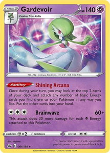 Gardevoir - SWSH06: Chilling Reign (SWSH06) #061/198 - Holo Rare Pokémon Trading Card