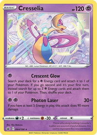 Cresselia - SWSH06: Chilling Reign (SWSH06) #064/198 - Holo Rare Pokémon Trading Card