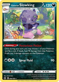 Galarian Slowking - SWSH06: Chilling Reign (SWSH06) #098/198 - Holo Rare Pokémon Trading Card