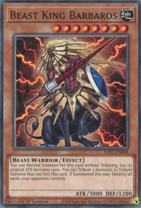 Beast King Barbaros - Egyptian God Deck: Slifer the Sky Dragon (EGS1) #EGS1-EN008 - Common / Short Print YuGiOh Trading Card