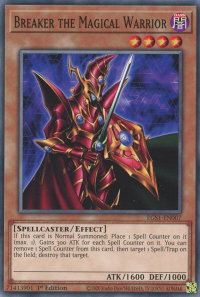 Breaker the Magical Warrior - Egyptian God Deck: Slifer the Sky Dragon (EGS1) #EGS1-EN007 - Common / Short Print YuGiOh Trading Card