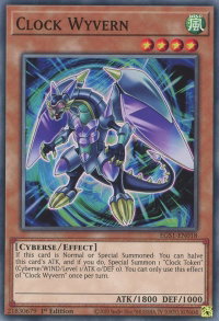 Clock Wyvern - Egyptian God Deck: Slifer the Sky Dragon (EGS1) #EGS1-EN018 - Common / Short Print YuGiOh Trading Card