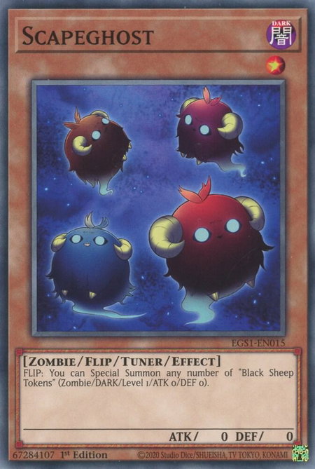 Scapeghost trading card from Egyptian God Deck: Slifer the Sky Dragon Scapeghost - Egyptian God Deck: Slifer the Sky Dragon YuGiOh trading card