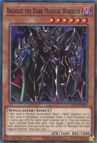Breaker the Dark Magical Warrior - Egyptian God Deck: Slifer the Sky Dragon (EGS1) #EGS1-EN014 - Common / Short Print YuGiOh Trading Card
