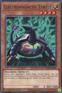 Electromagnetic Turtle - Egyptian God Deck: Slifer the Sky Dragon (EGS1) #EGS1-EN013 - Common / Short Print YuGiOh Trading Card