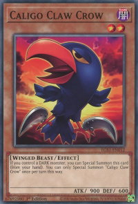 Caligo Claw Crow - Egyptian God Deck: Slifer the Sky Dragon (EGS1) #EGS1-EN012 - Common / Short Print YuGiOh Trading Card