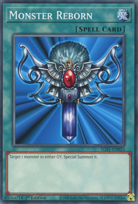 Monster Reborn - Egyptian God Deck: Slifer the Sky Dragon YuGiOh trading card