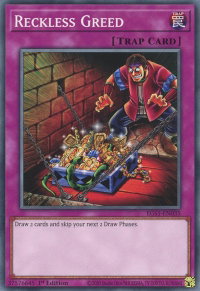 Reckless Greed - Egyptian God Deck: Slifer the Sky Dragon (EGS1) #EGS1-EN035 - Common / Short Print YuGiOh Trading Card