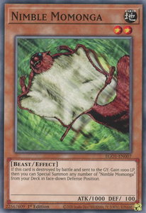 Nimble Momonga - Egyptian God Deck: Obelisk the Tormentor (EGO1) #EGO1-EN007 - Common / Short Print YuGiOh Trading Card