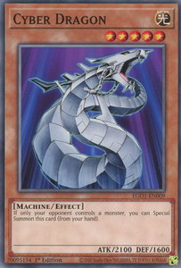 Cyber Dragon - Egyptian God Deck: Obelisk the Tormentor (EGO1) #EGO1-EN009 - Common / Short Print YuGiOh Trading Card