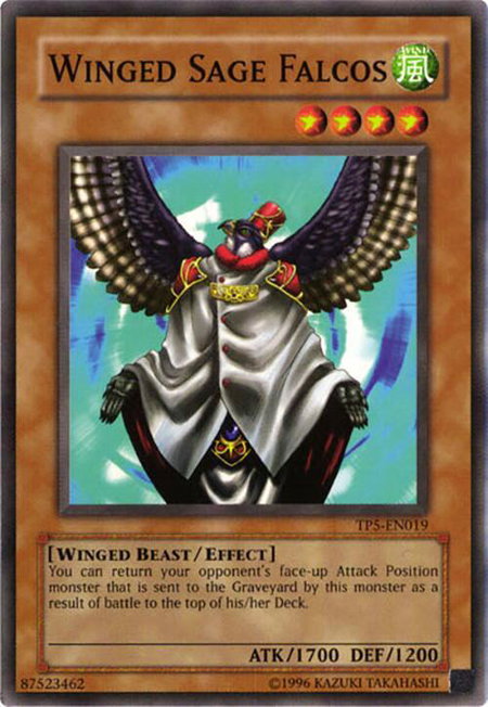 Winged Sage Falcos - Tournament Pack 5 YuGiOh trading card