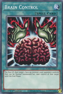 Brain Control - Egyptian God Deck: Obelisk the Tormentor (EGO1) #EGO1-EN023 - Common / Short Print YuGiOh Trading Card
