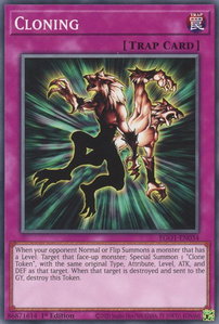 Cloning - Egyptian God Deck: Obelisk the Tormentor (EGO1) #EGO1-EN034 - Common / Short Print YuGiOh Trading Card