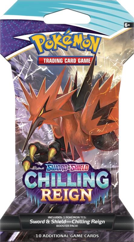 Chilling Reign Sleeved Booster Pack - SWSH06: Chilling Reign Pokémon trading card