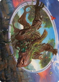 Gaea's Will Art Card - Art Series: Modern Horizons 2 (ASMH2) #38 - Special Magic: The Gathering Trading Card