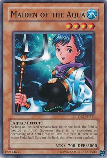 Maiden of the Aqua - Dark Beginning 2 YuGiOh trading card