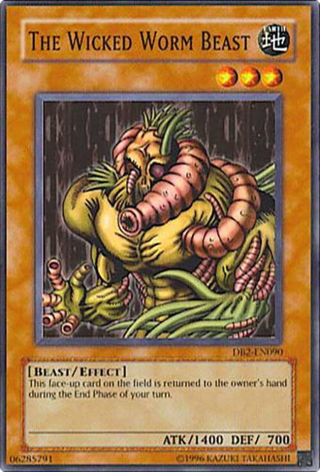 The Wicked Worm Beast - Dark Beginning 2 YuGiOh trading card
