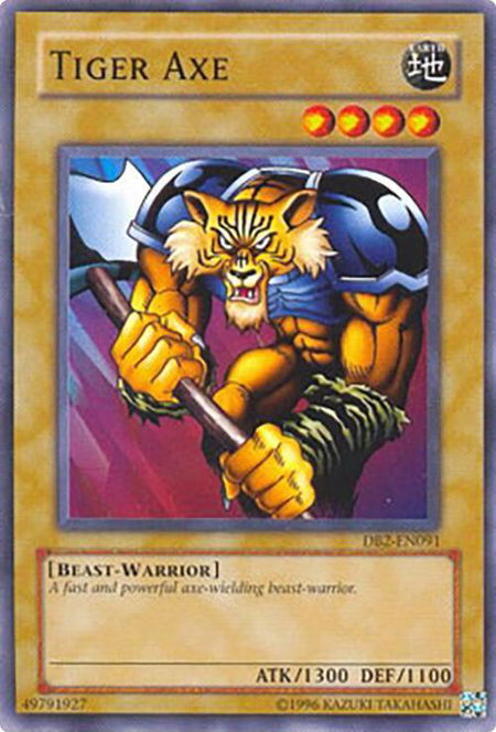 Tiger Axe - Dark Beginning 2 YuGiOh trading card