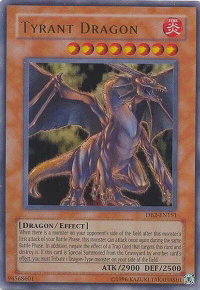 Tyrant Dragon - Dark Beginning 2 (DB2) #DB2-EN151 - Ultra Rare YuGiOh Trading Card