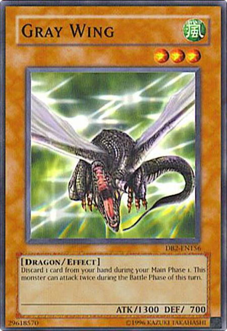 Gray Wing - Dark Beginning 2 YuGiOh trading card