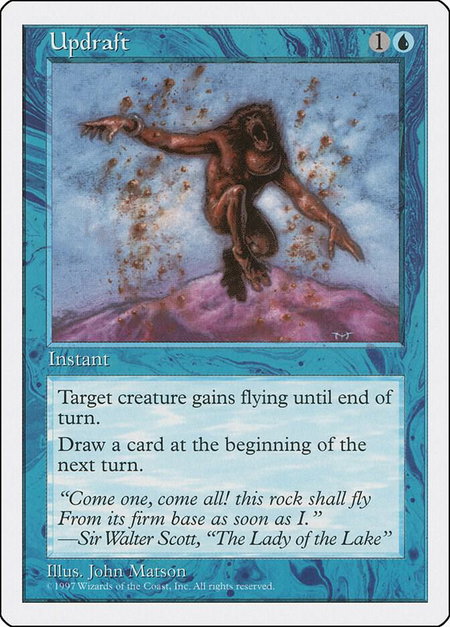 Updraft - Fifth Edition Magic: The Gathering trading card