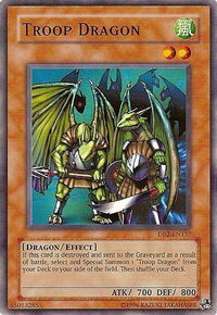 Troop Dragon - Dark Beginning 2 (DB2) #DB2-EN157 - Common / Short Print YuGiOh Trading Card