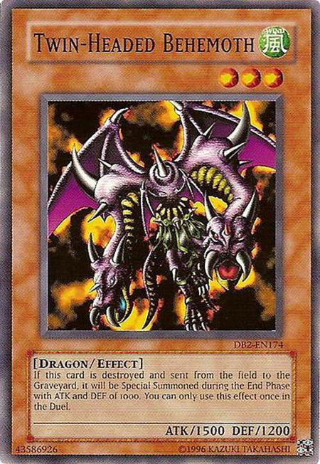 Twin-Headed Behemoth - Dark Beginning 2 YuGiOh trading card