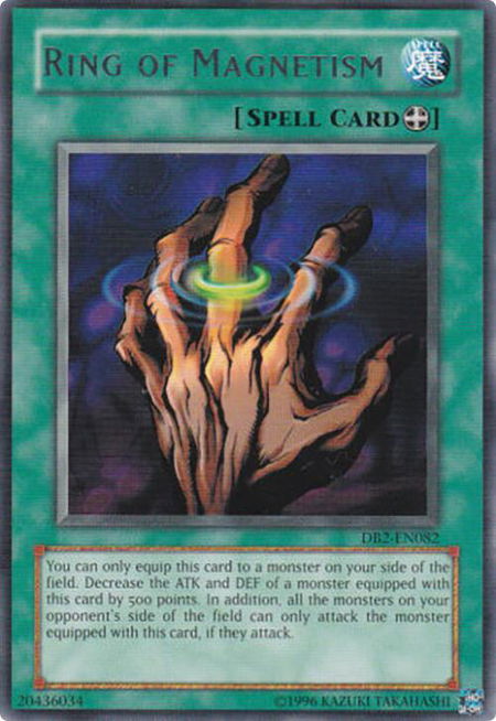 Ring of Magnetism - Dark Beginning 2 YuGiOh trading card