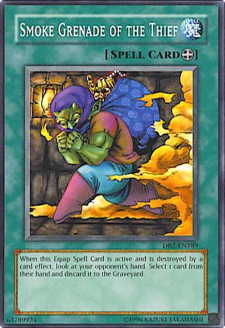 Smoke Grenade of the Thief - Dark Beginning 2 YuGiOh trading card