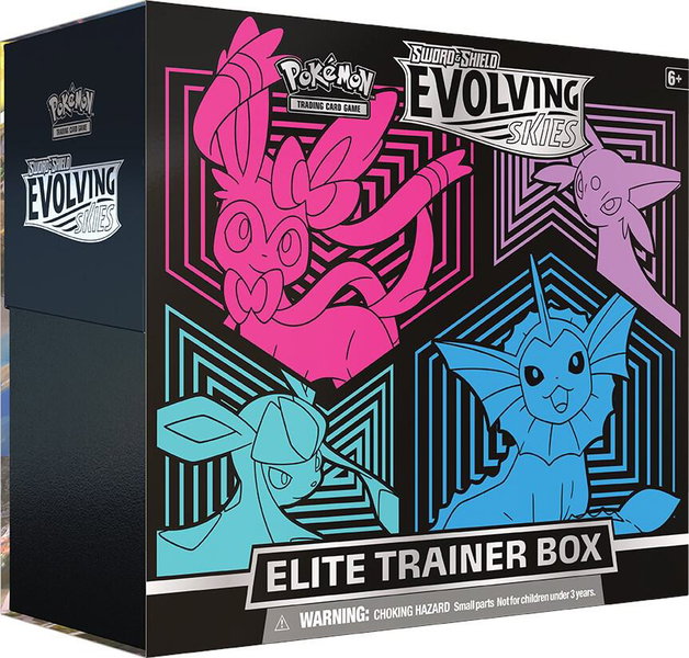 Evolving Skies Elite Trainer Box [Glaceon/Vaporeon/Sylveon/Espeon] - SWSH07: Evolving Skies Pokémon trading card