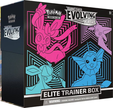 Evolving Skies Elite Trainer Box [Glaceon/Vaporeon/Sylveon/Espeon] - SWSH07: Evolving Skies Pokémon trading card