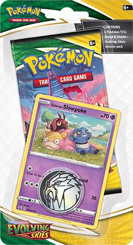 Evolving Skies Single Pack Blister [Galarian Slowpoke] - SWSH07: Evolving Skies Pokémon trading card