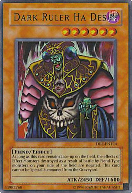 Dark Ruler Ha Des - Dark Beginning 2 YuGiOh trading card