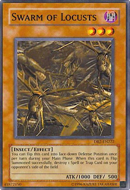Swarm of Locusts - Dark Beginning 2 YuGiOh trading card