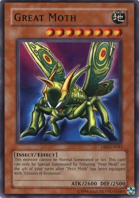 Great Moth - Dark Beginning 2 YuGiOh trading card