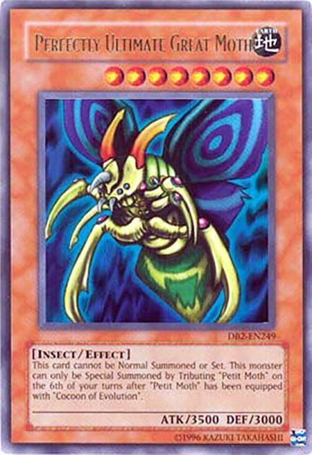 Perfectly Ultimate Great Moth - Dark Beginning 2 YuGiOh trading card