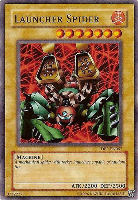 Launcher Spider - Dark Beginning 2 YuGiOh trading card