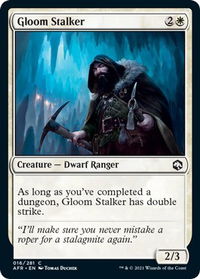 Gloom Stalker - Adventures in the Forgotten Realms (AFR) #16 - Common Magic: The Gathering Trading Card