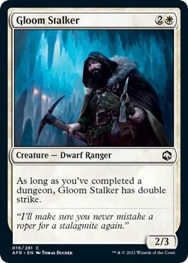 Gloom Stalker - Adventures in the Forgotten Realms Magic: The Gathering trading card